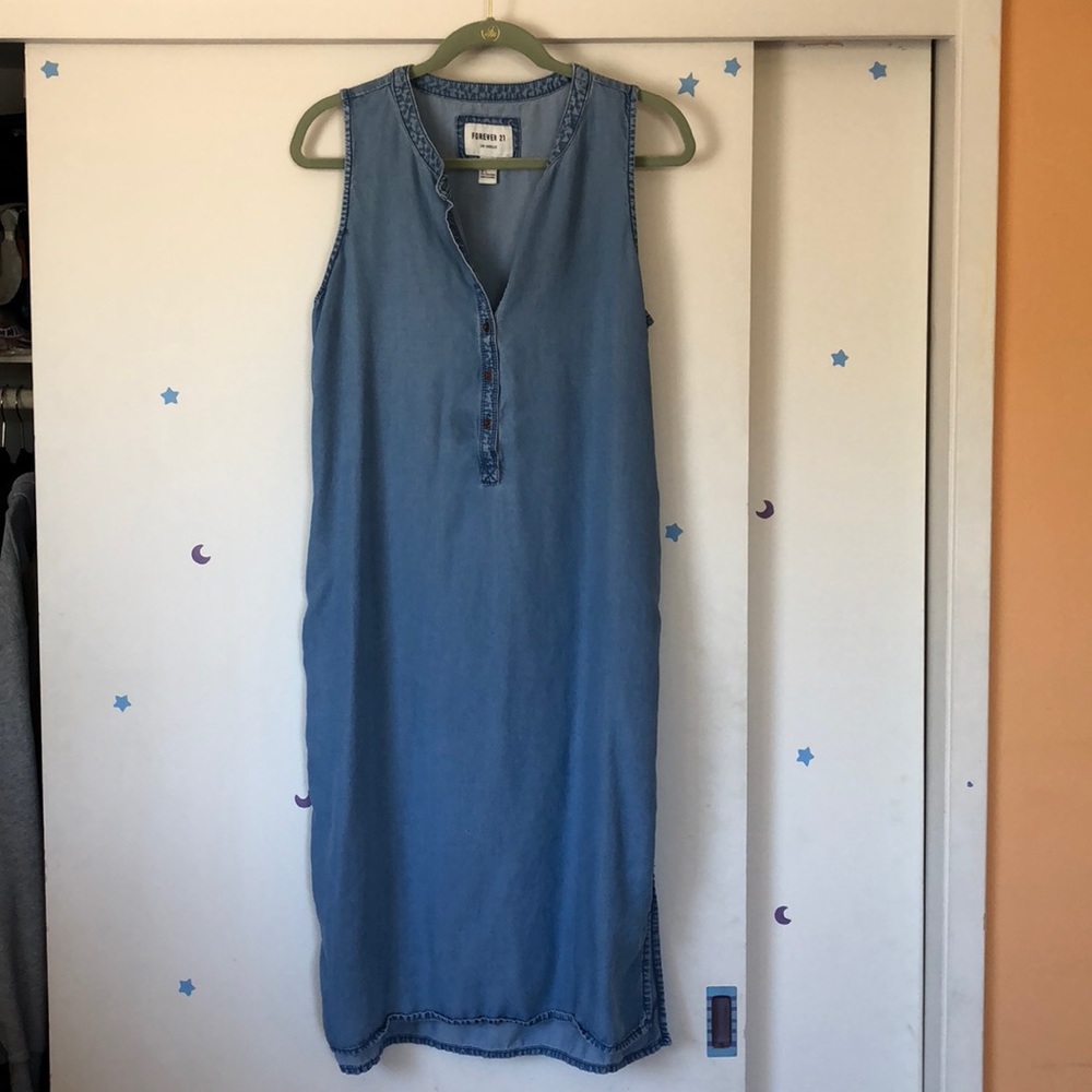 Denim Midi Dress